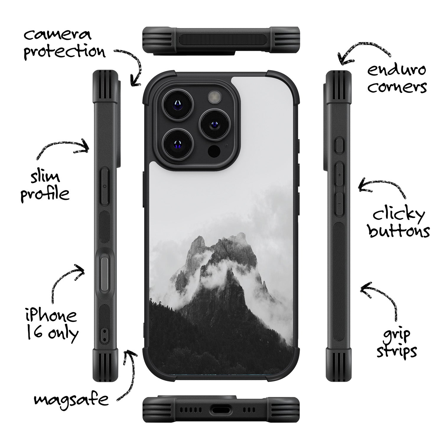 Black Diamond (Enduro iPhone Case)