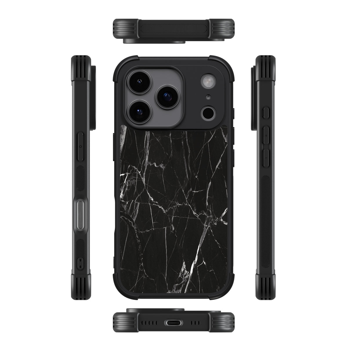Black Marble (iPhone Skin)