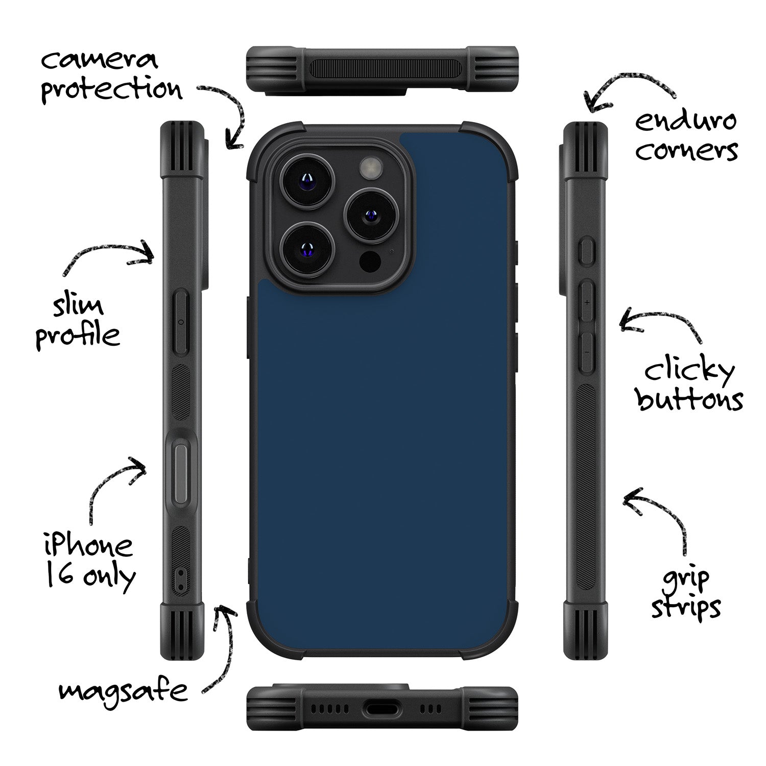 Deep Navy (Enduro iPhone Case)