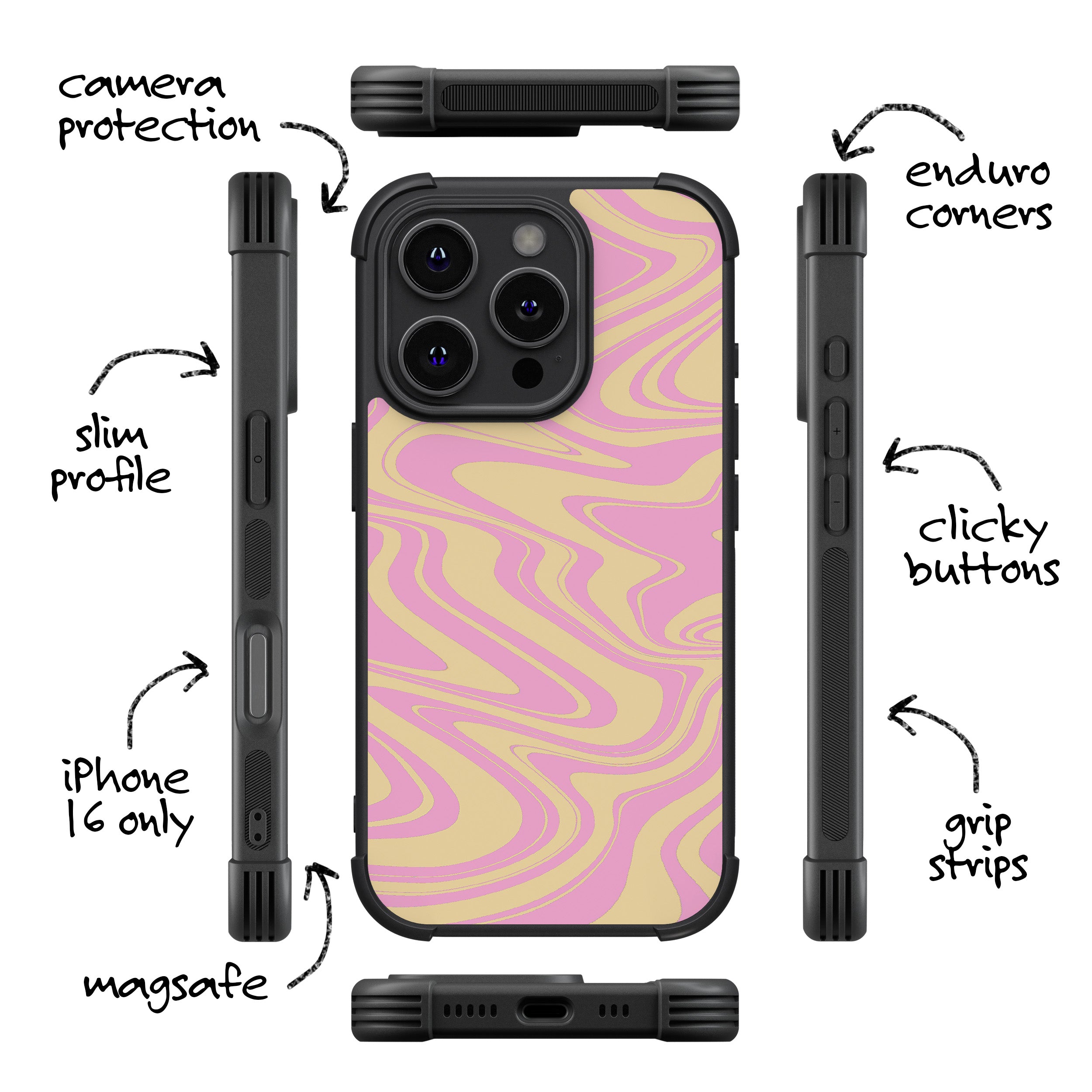 Pink Haze (Enduro iPhone Case)