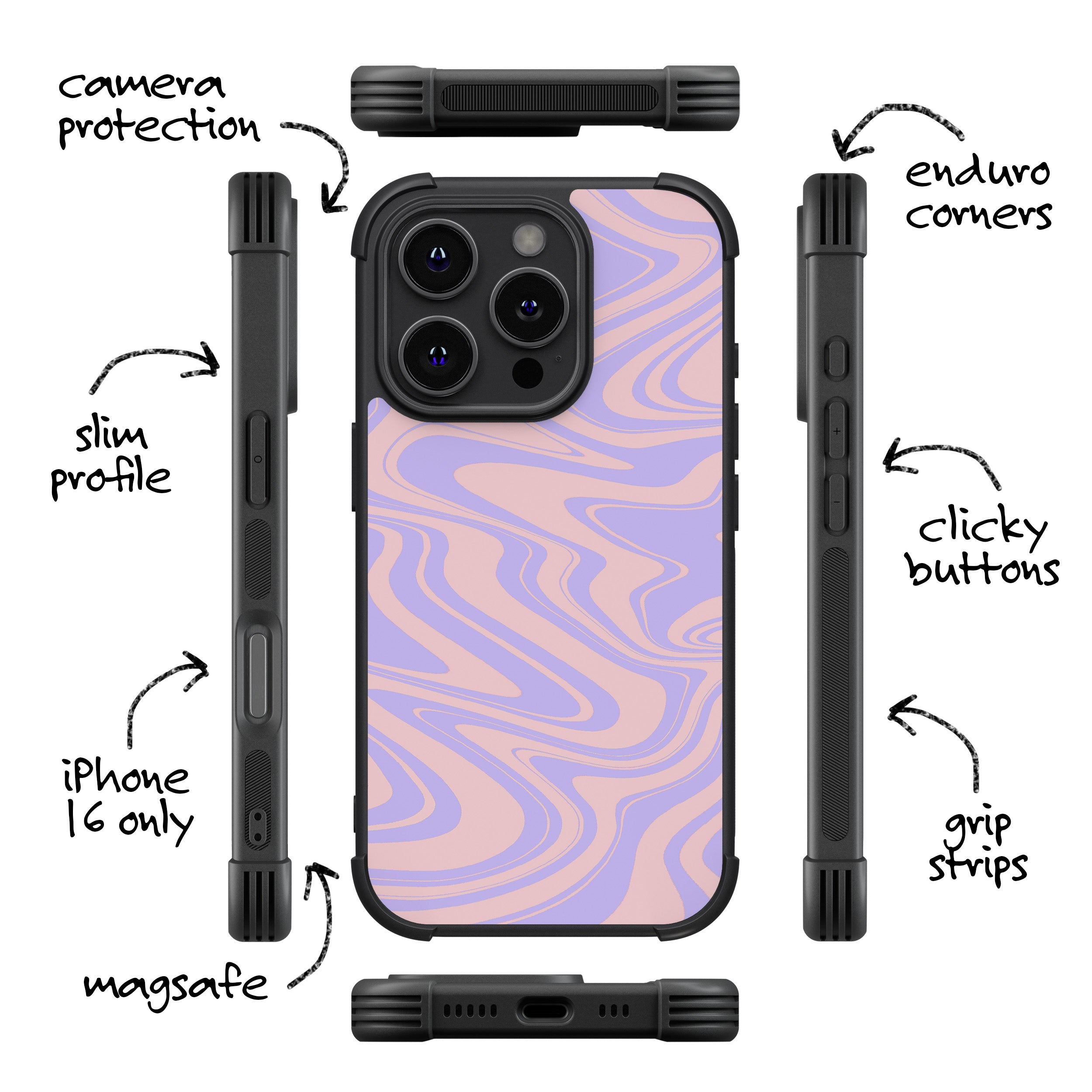 Purple Haze (Enduro iPhone Case)