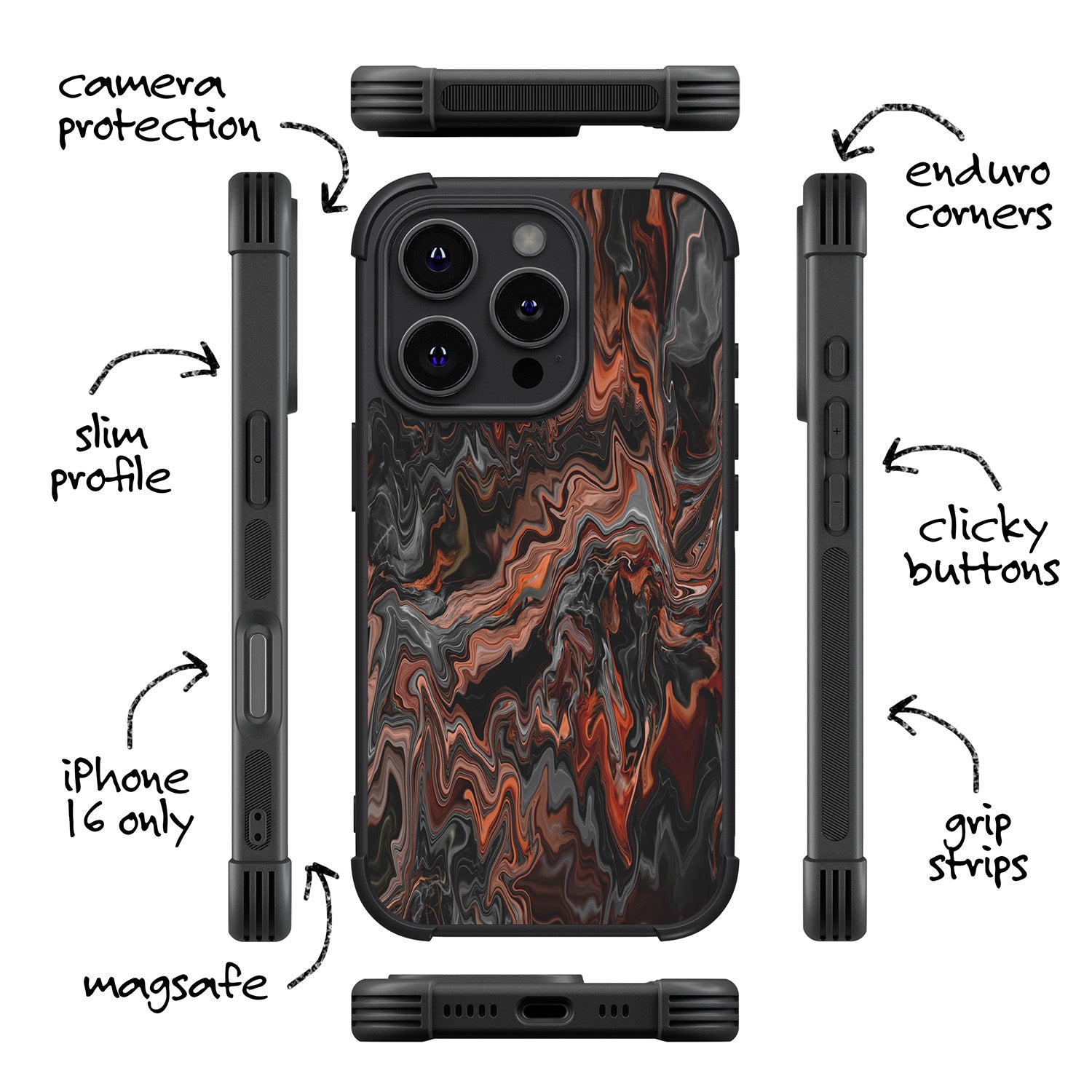 Obsidian (Enduro iPhone Case)