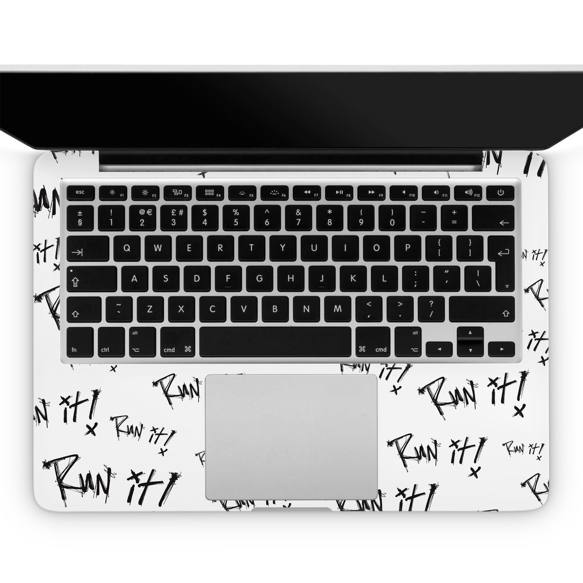 Run It - White (MacBook Skin)