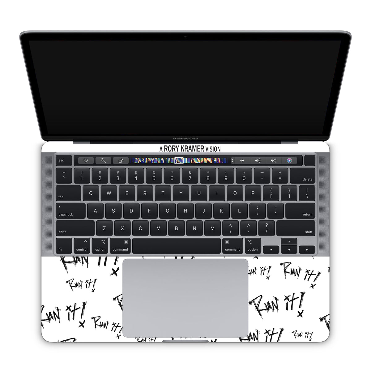 Run It - White (MacBook Skin)