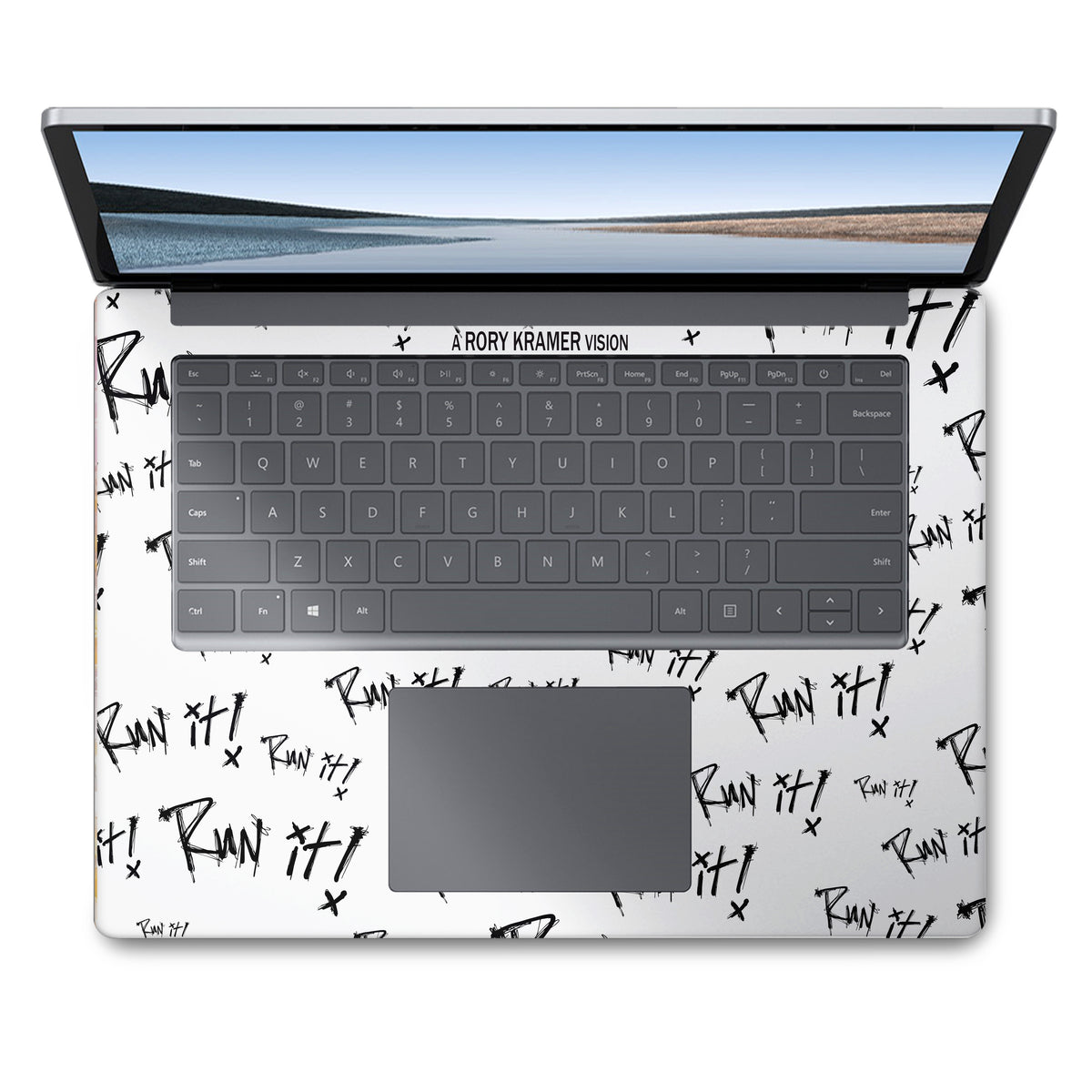 Run It - White (Surface Laptop Skin)